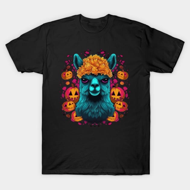 Alpaca Halloween T-Shirt by JH Mart